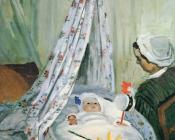 克劳德莫奈 - Jean Monet in His Cradle